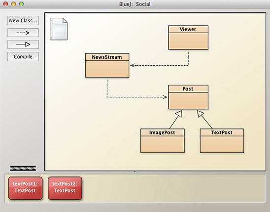 BlueJ's visual class browser